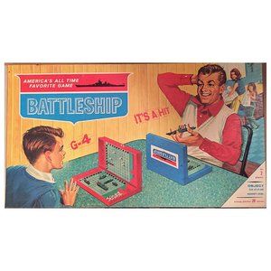 1967 1st Battleship Game Vintage Milton Bradley